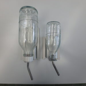 Drinkflessen met aluminium houder